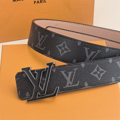 2 Color Buckle Love Belt (Black Pattern)