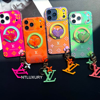 Transfer Color Laser Vivian Magsafe Phone Case with Holder & Pendant
