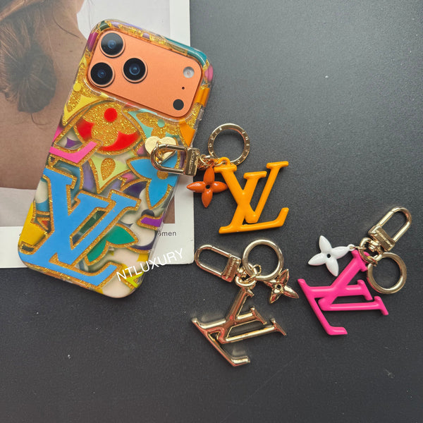 Colorful Love for Life Phone Case with Pendant (Colorful)