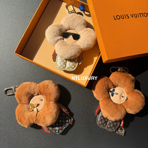 Vivian Love Doll Furry Pendant Key Chain